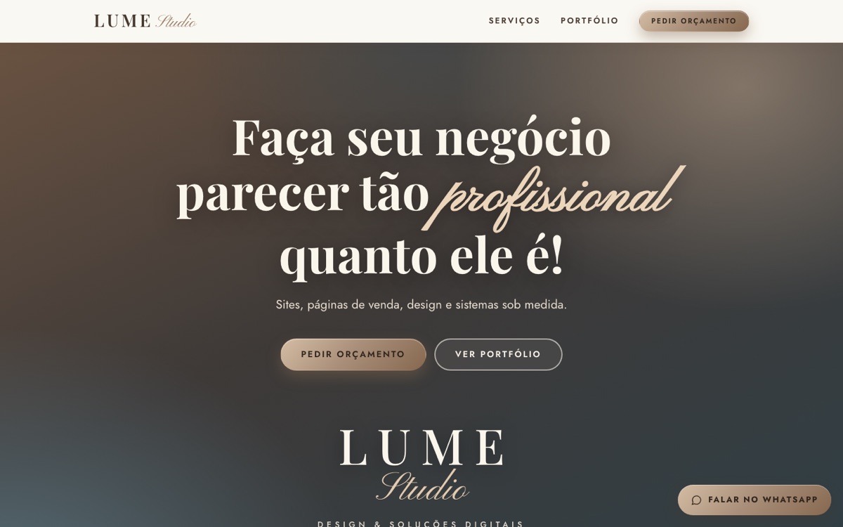 Este site, Lume Studio